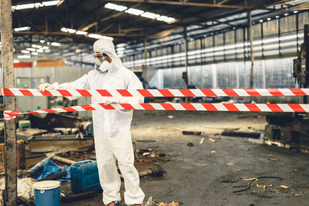 Professional Crime Scene Cleanup technician working in Marshallberg, NC